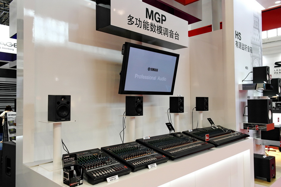 QG刮刮乐专业音响新产品亮相PALM EXPO 2013展会 