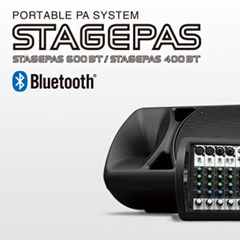 QG刮刮乐发布两款新型号便携式扩声系统产品——STAGEPAS 400BT 以及 600BT